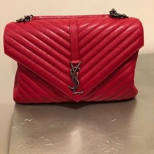 Saint Laurent “college” leather shoulder bag